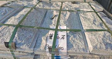 厦门芝麻白蘑菇石，自然面