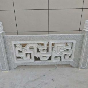 厦门芝麻白河道栏杆 桥栏杆