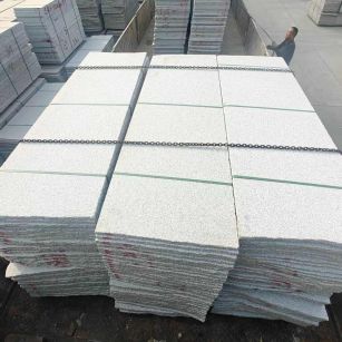 厦门芝麻白毛板，石材毛板