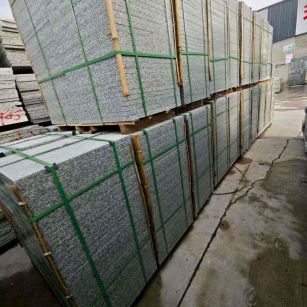 厦门芝麻白地铺版 石材地铺石